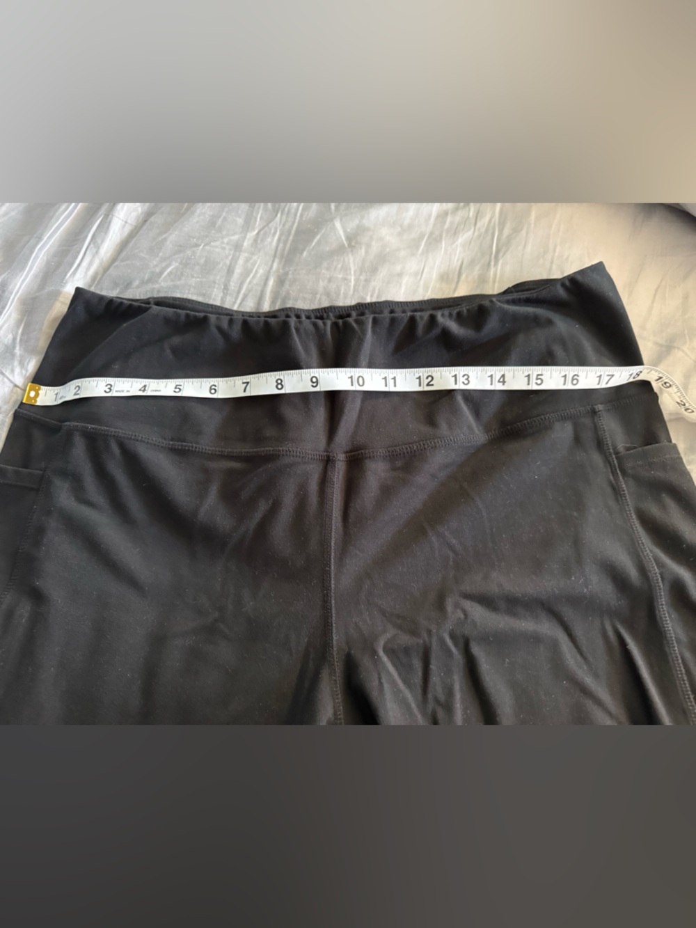Danskin Black High-Waist Workout Bike Shorts - Picture 3 of 4